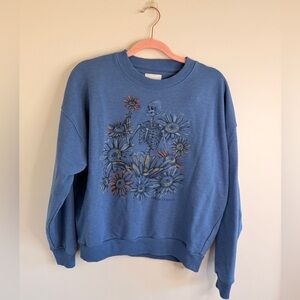 American Eagle Outfitters Blue Crewneck
